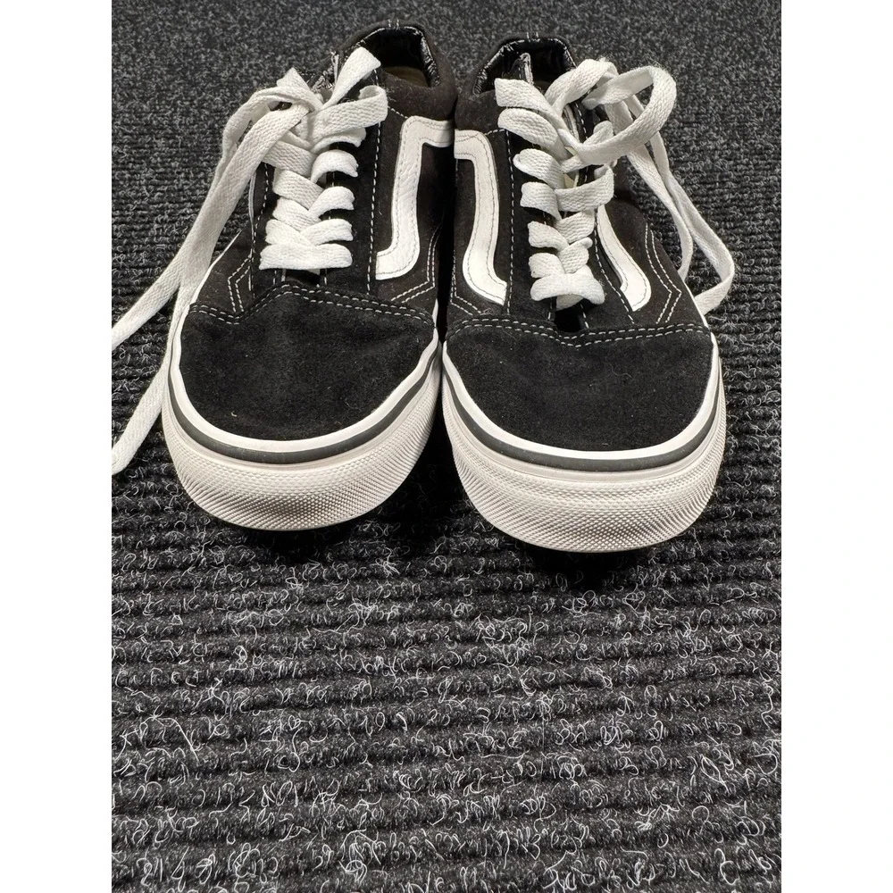 Vans Old Skool Suede Canvas Brown White Sneakers Men 5 Women 6.5 Skate Shoes